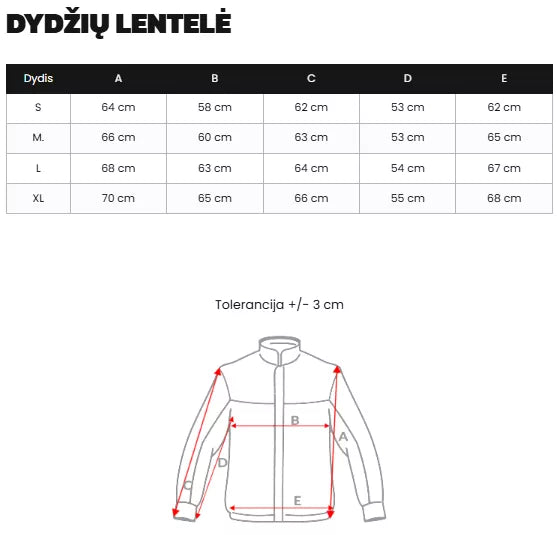 Moteriška juoda žieminė striukė Lota