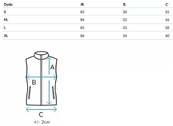 Sieviešu melna stepēta veste Foxy