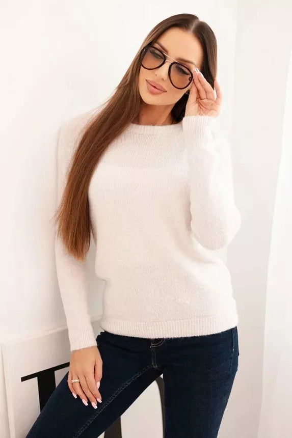 Sieviešu gaiši brūns džemperis Arol