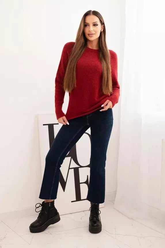 Sieviešu bordo džemperis Arol 