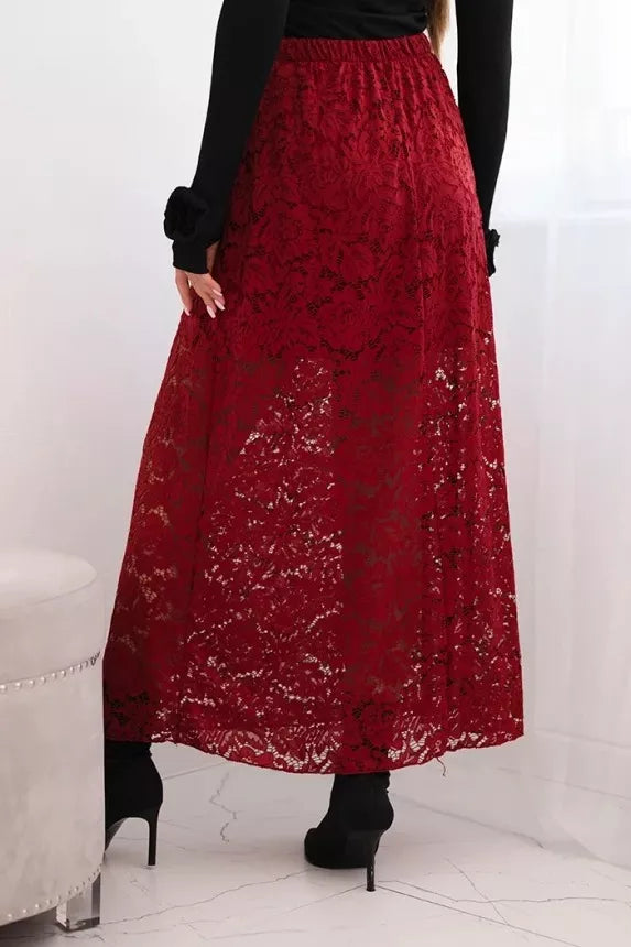 Sieviešu bordo svārki Silma