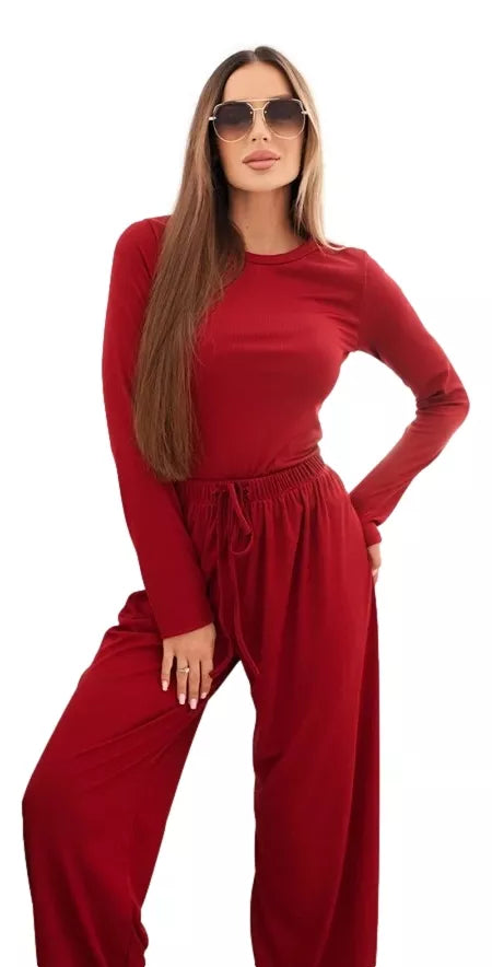 Sieviešu bordo krāsas komplekts Bert