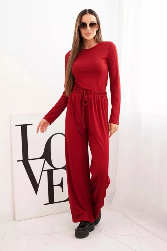 Sieviešu bordo krāsas komplekts Bert