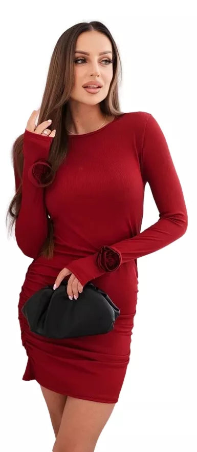 Sieviešu bordo kleita Anit