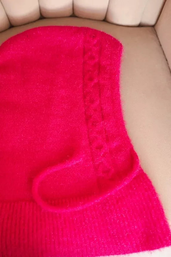 Sieviešu spilgti rozā cepure Berlīne 