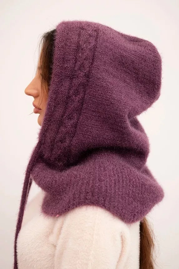 Sieviešu tumši violeta cepure Berlīne 