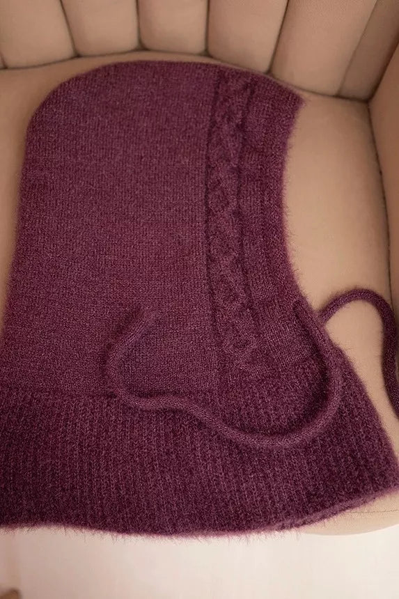 Sieviešu tumši violeta cepure Berlīne 