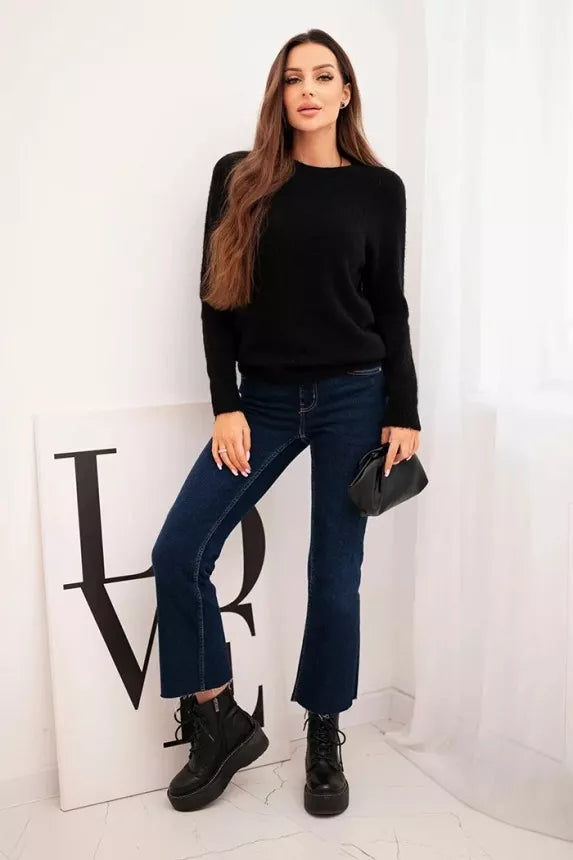 Sieviešu melns džemperis Arol