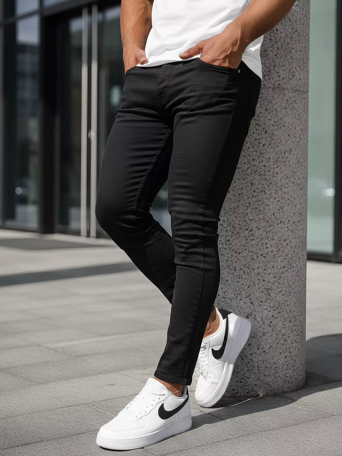 Džinsas melnas Eimit