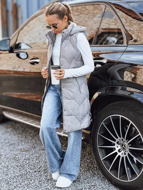 Sieviešu garā pelēkā veste Lucy