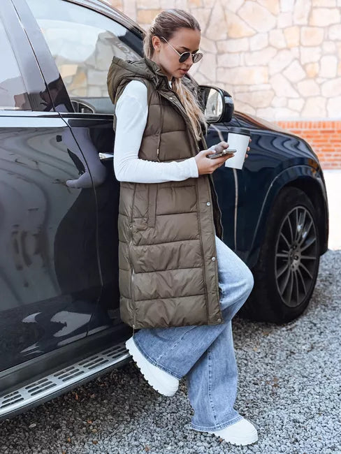 Sieviešu haki krāsas veste Legacy