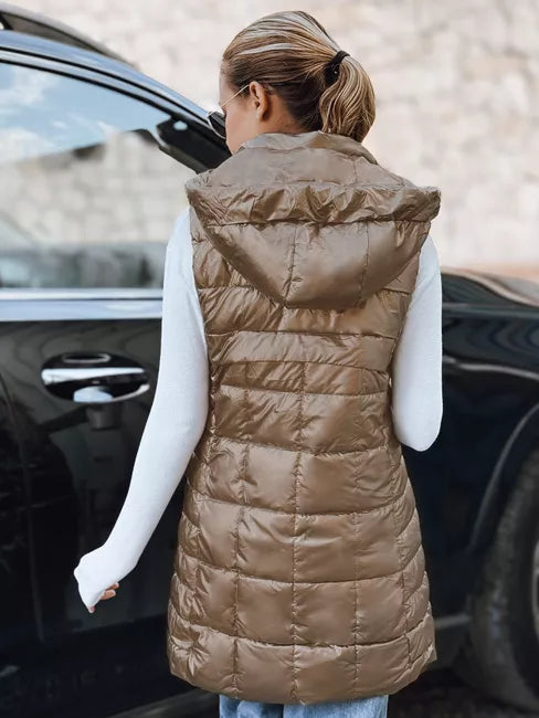 Sieviešu zelta krāsas veste Moon