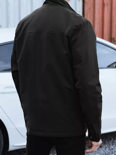 Vīriešu melna jaka Teros