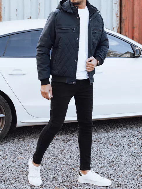 Vīriešu tumši zila jaka Kuder