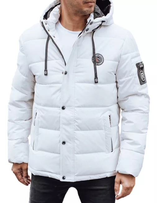 Vyriška balta žieminė striukė Ross