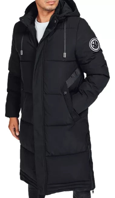 Vyriška juoda žieminė striukė Master