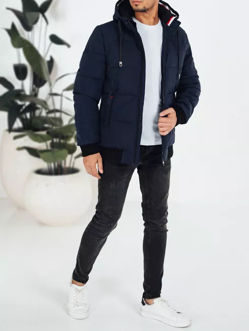 Vīriešu tumši zila ziemas jaka Scot