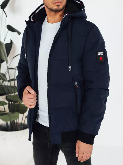 Vīriešu tumši zila ziemas jaka Scot