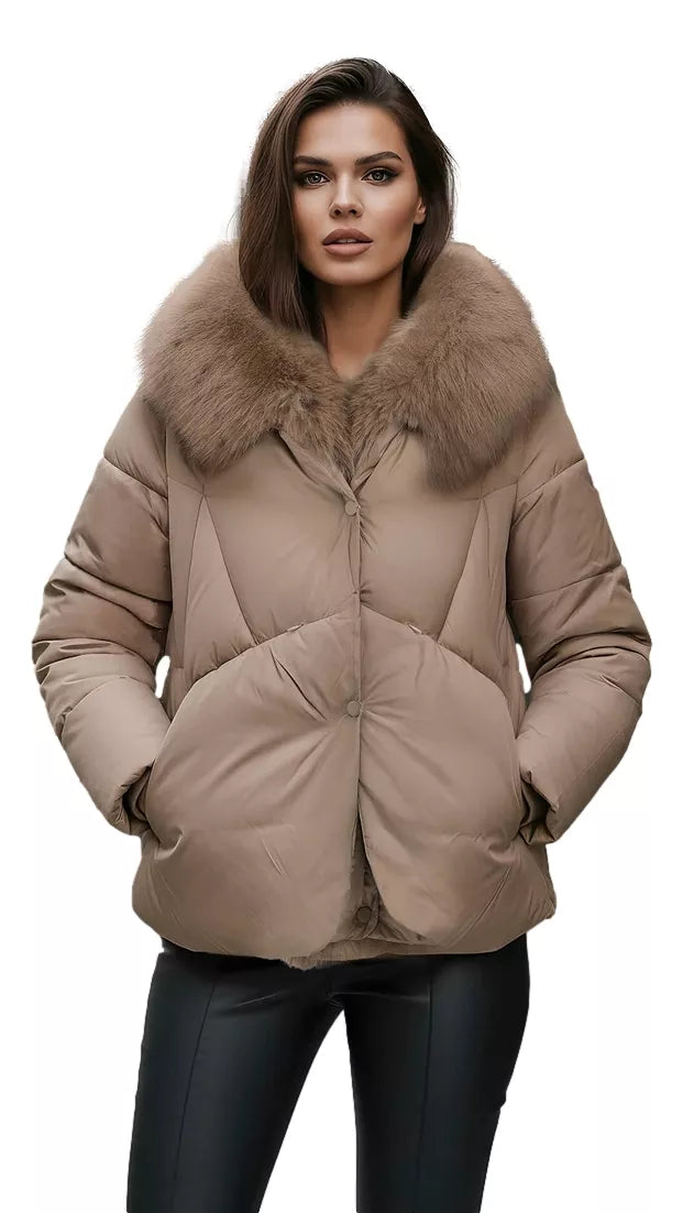 Moteriška rusva žieminė striukė Lota