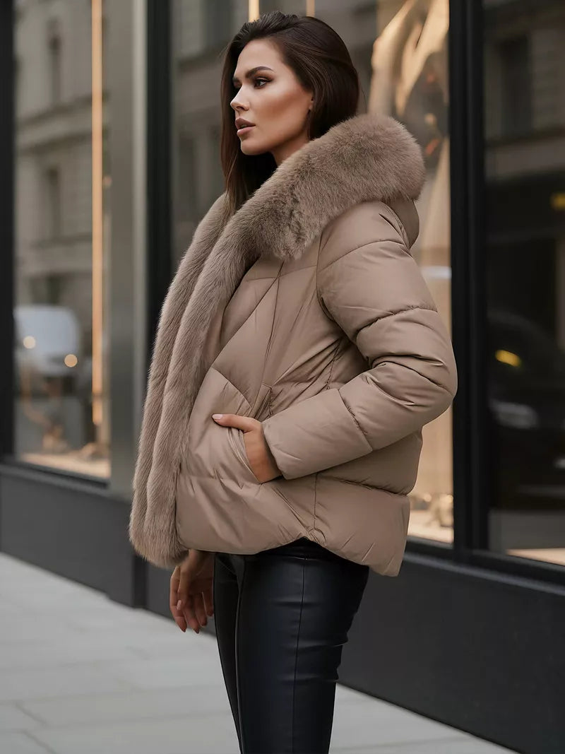 Moteriška rusva žieminė striukė Lota