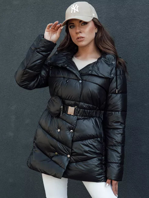 Moteriška juoda striukė Bloom