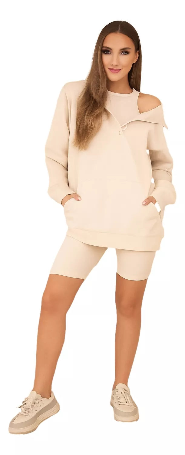 Sieviešu brūns trīsdaļīgs komplekts Kimi.