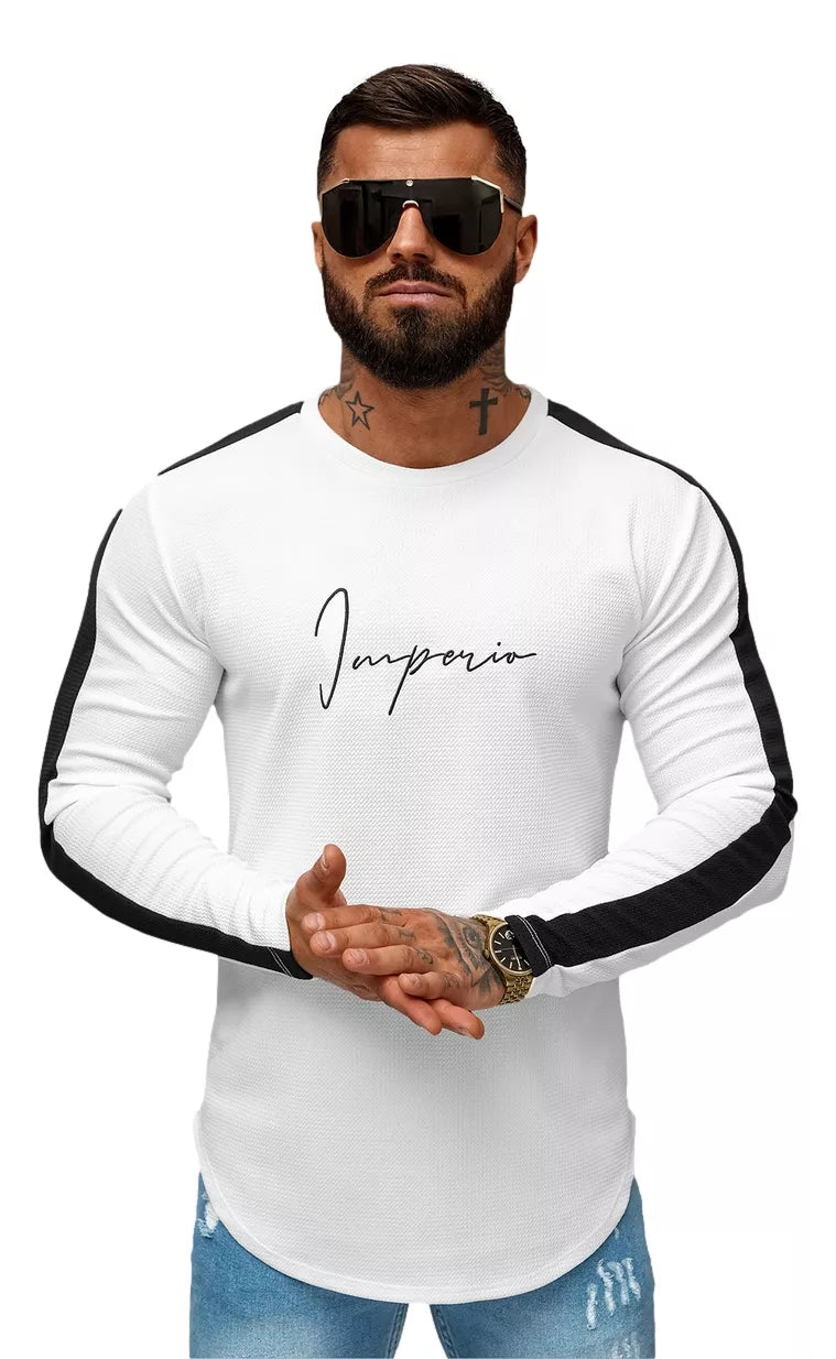 Balta vīriešu blūze Pero