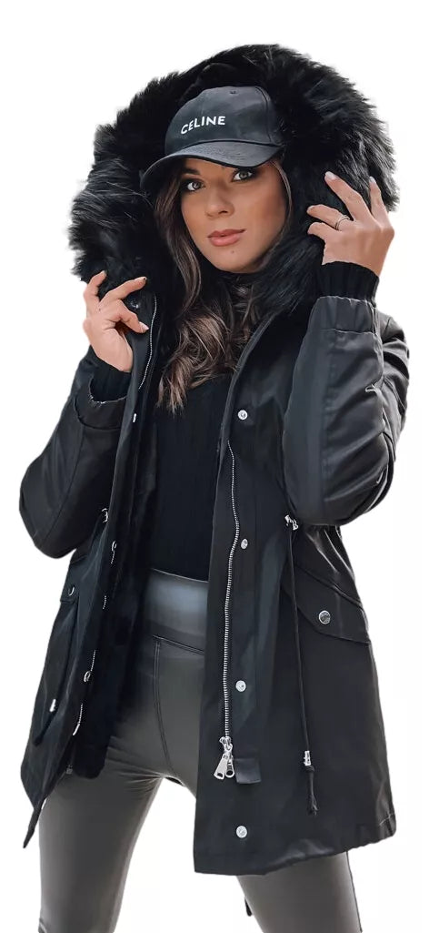 Melna sieviešu jaka Garnit