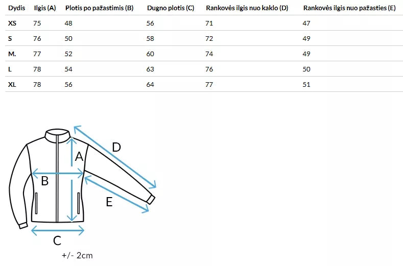 Melna sieviešu jaka Garnit