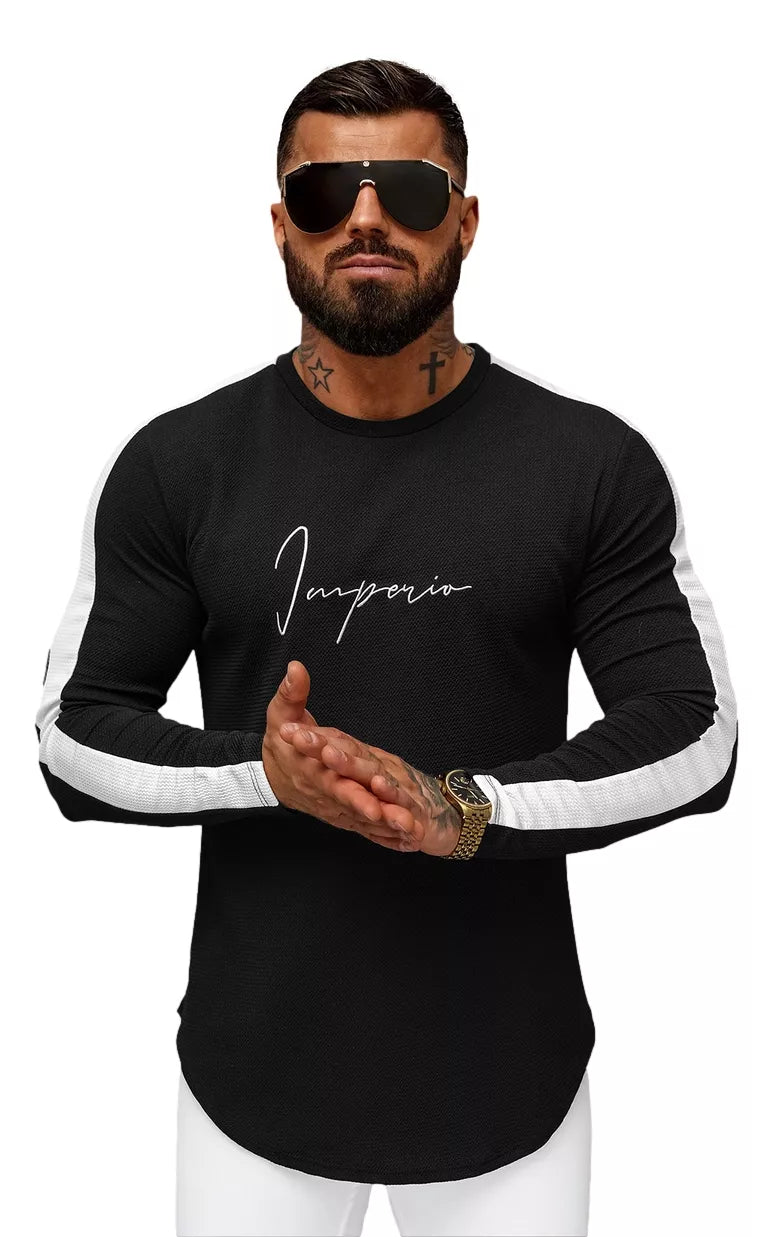 Melna vīriešu blūze Pero