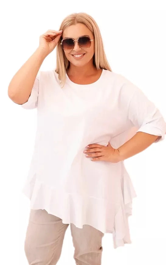 Sieviešu balta blūze Berin