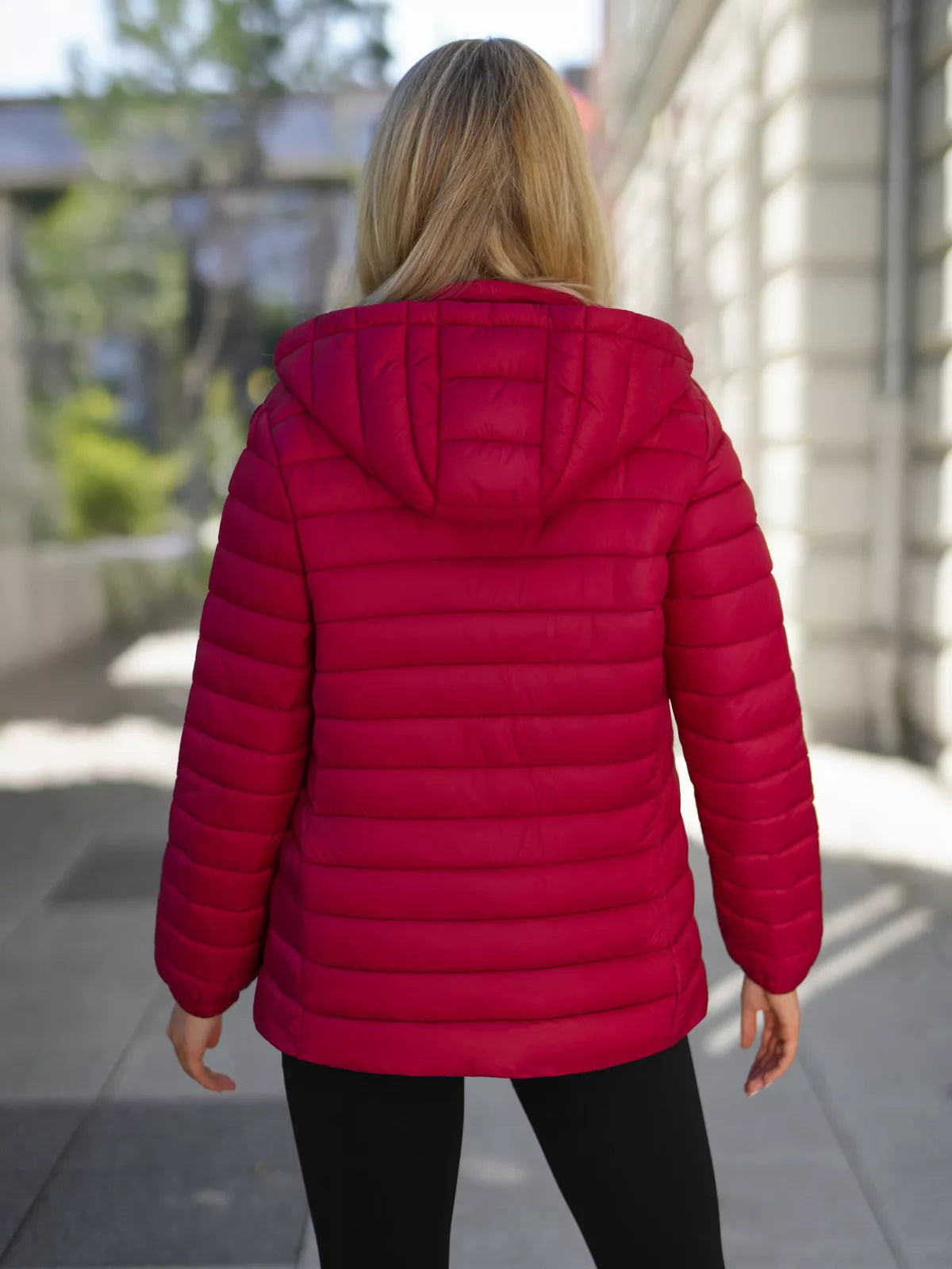 Sieviešu bordo krāsas jaka Albi