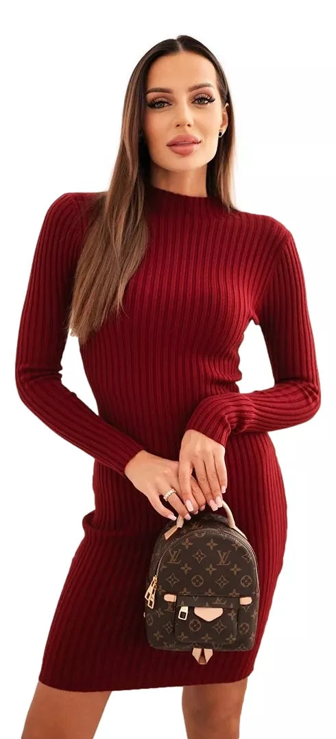 Sieviešu bordo kleita Laris