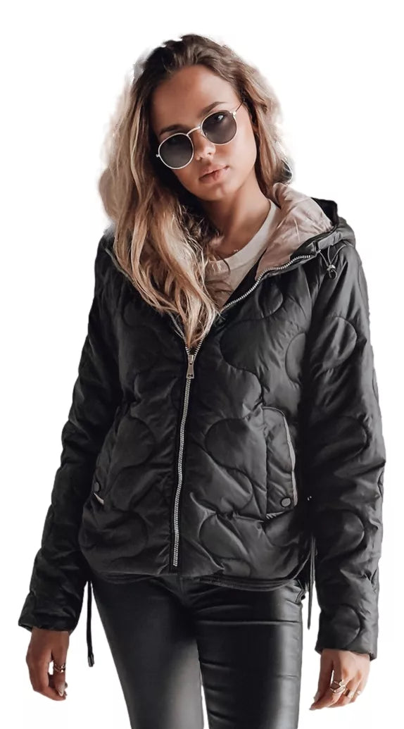 Sieviešu melna jaka Olin