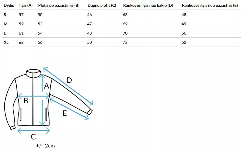 Sieviešu melna ziemas jaka Glam