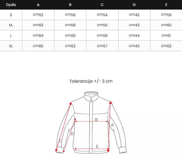 Sieviešu melna ziemas jaka "Rose"