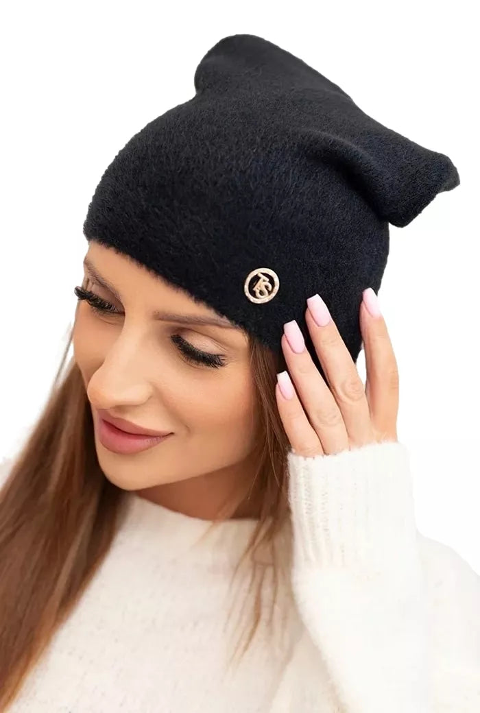 Sieviešu melna cepure Ronda