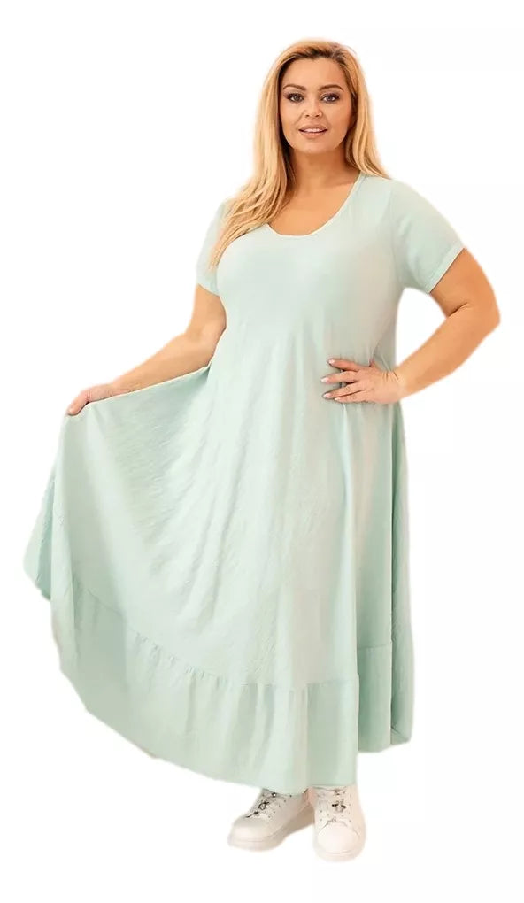 Sieviešu kleita piparmētru krāsā Gala 