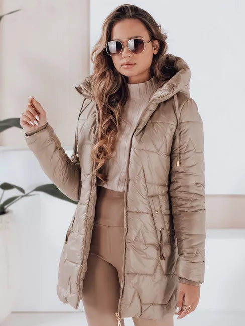 Sieviešu brūna ziemas jaka Tango