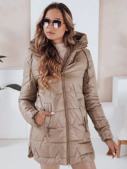 Sieviešu brūna ziemas jaka Tango