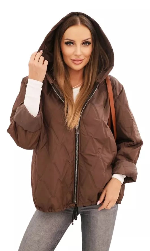 Sieviešu brūns džemperis Evelīna