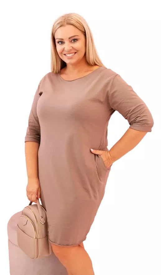 Sieviešu brūna kleita Lena