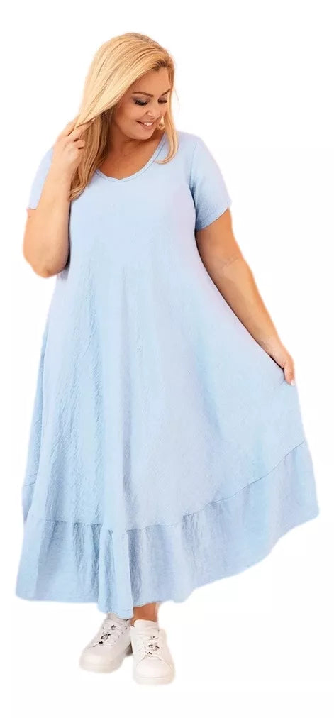 Sieviešu gaiši zila kleita Gala