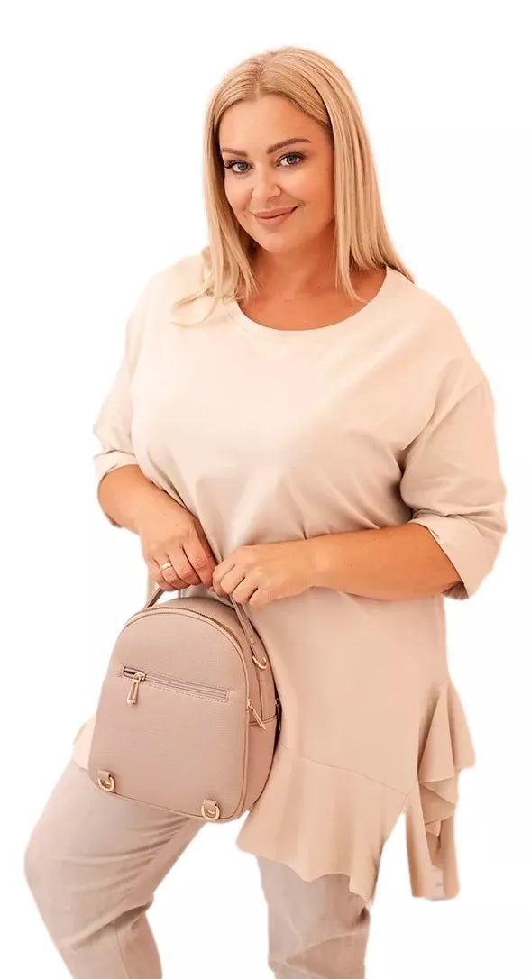 Sieviešu gaiši brūna blūze Berin