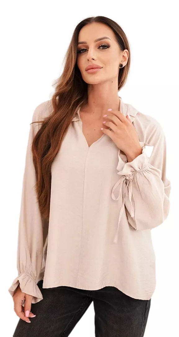 Sieviešu gaiši brūna blūze Milan