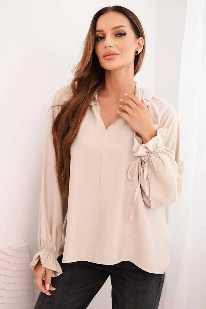 Sieviešu gaiši brūna blūze Milan