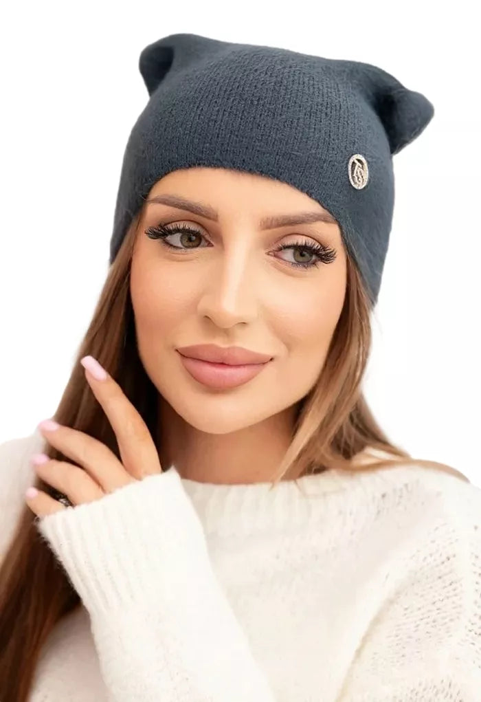 Sieviešu tumši pelēka cepure Ronda