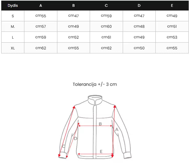 Sieviešu melna jaka ar kapuci Lamir
