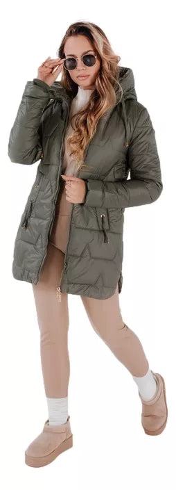 Moteriška žalia žieminė striukė Tango