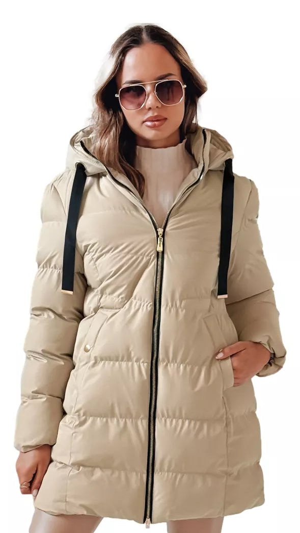 Sieviešu brūna ziemas jaka Gabriel